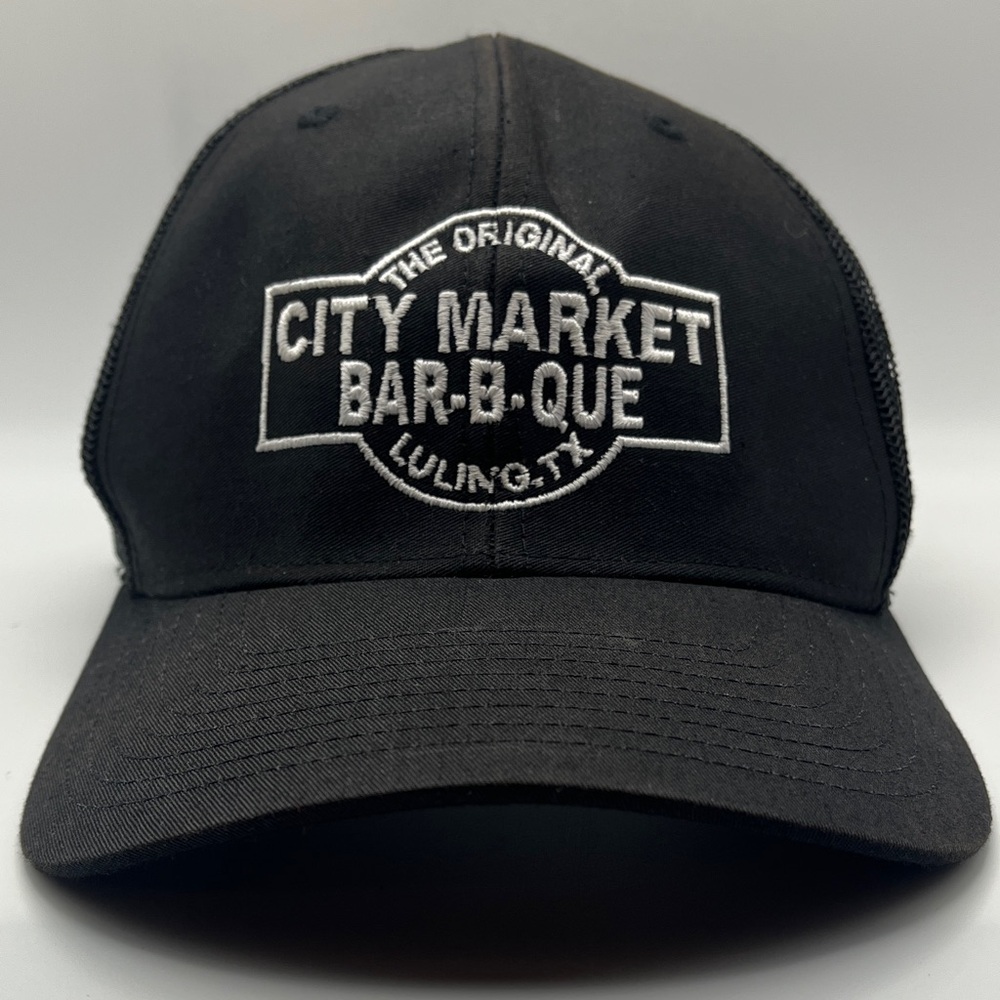 Luling City Market Texas BBQ Embroidered Trucker Cap